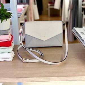 Kate Spade Elegant Gray Crossbody